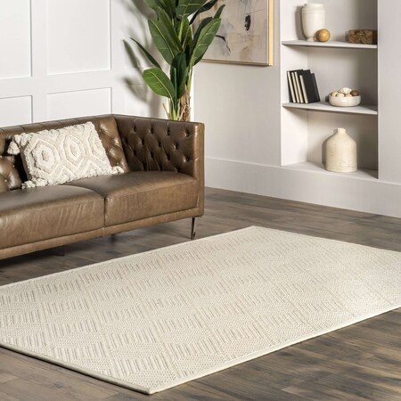 Nuloom Natural Textured Suzanne Area Rug 8ft x 10ft NCAG01A-8010